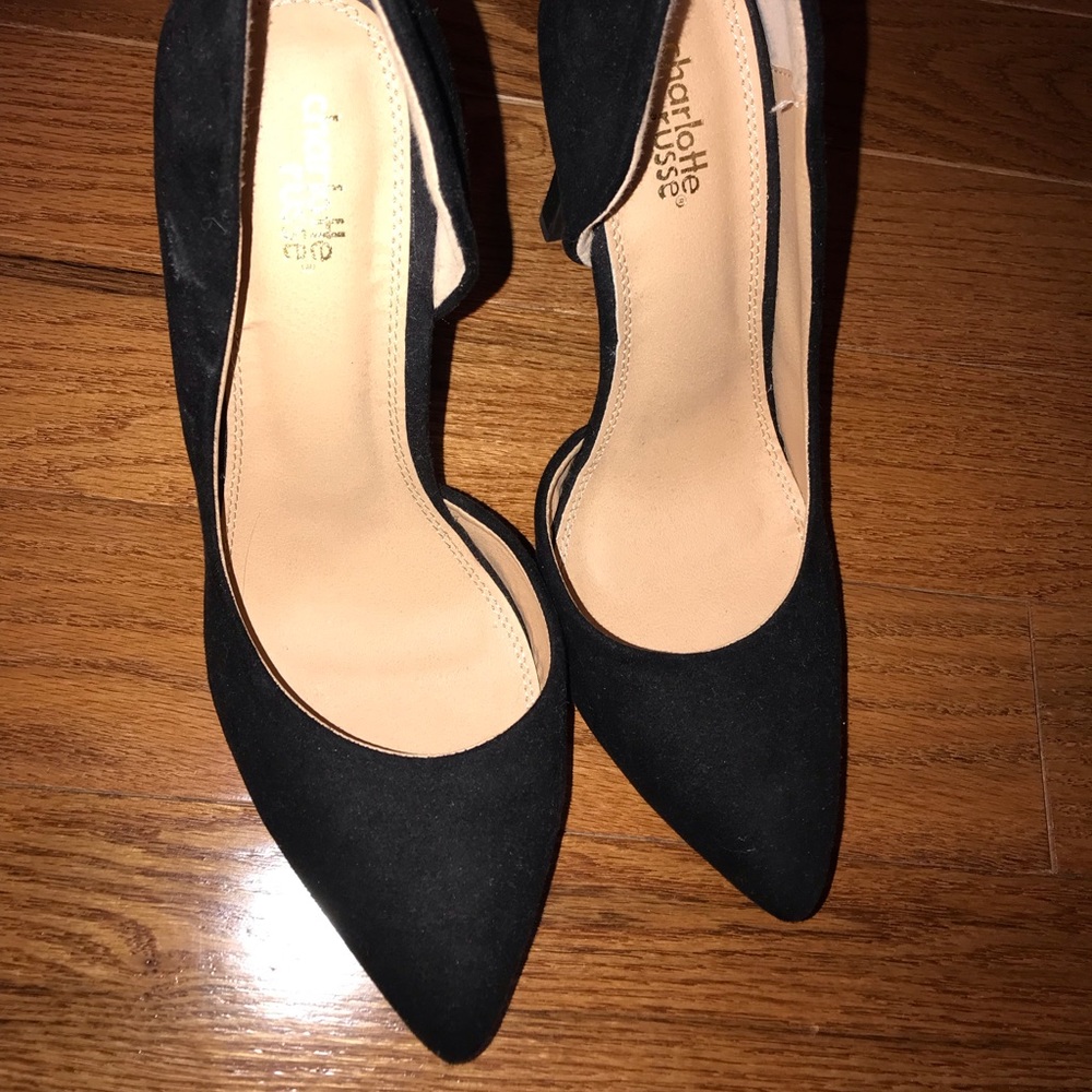 black heels